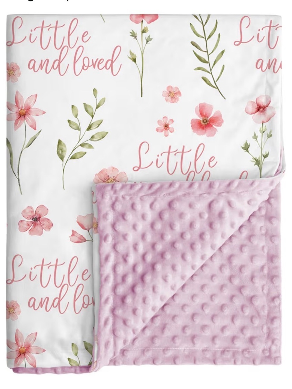 Fleece Baby Blanket 🌸